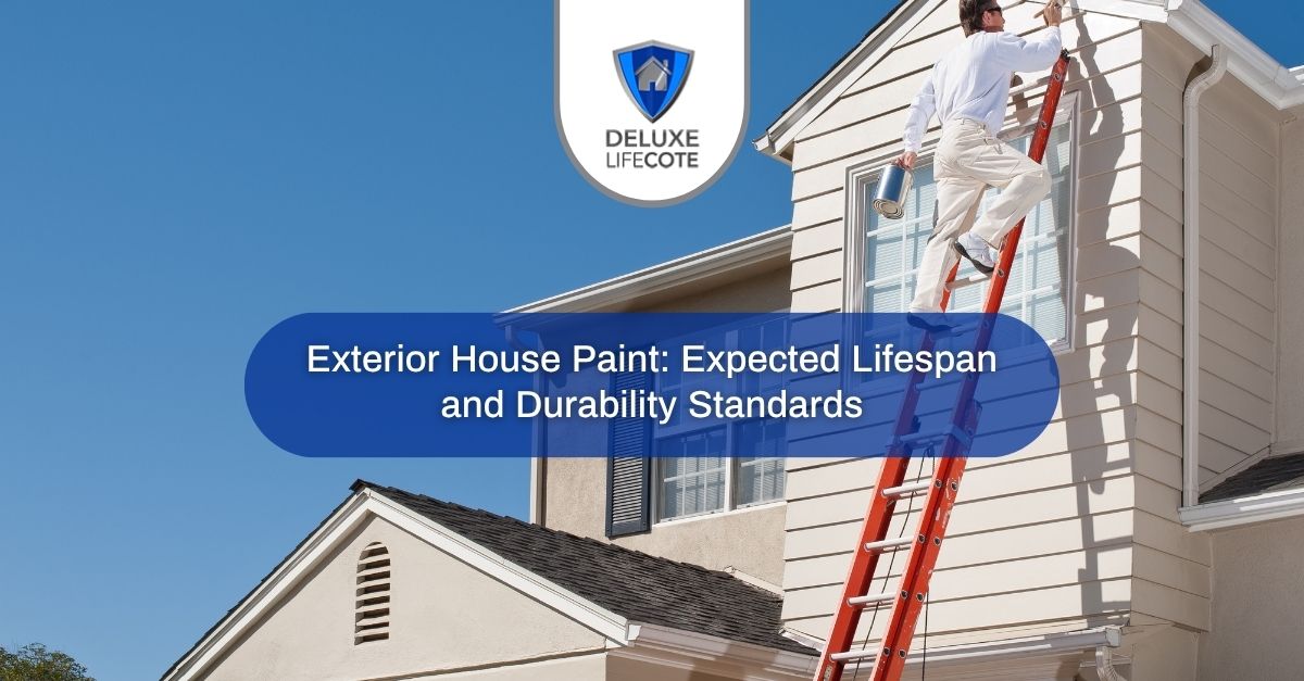 exterior house paint expected lifespan and durability standards
