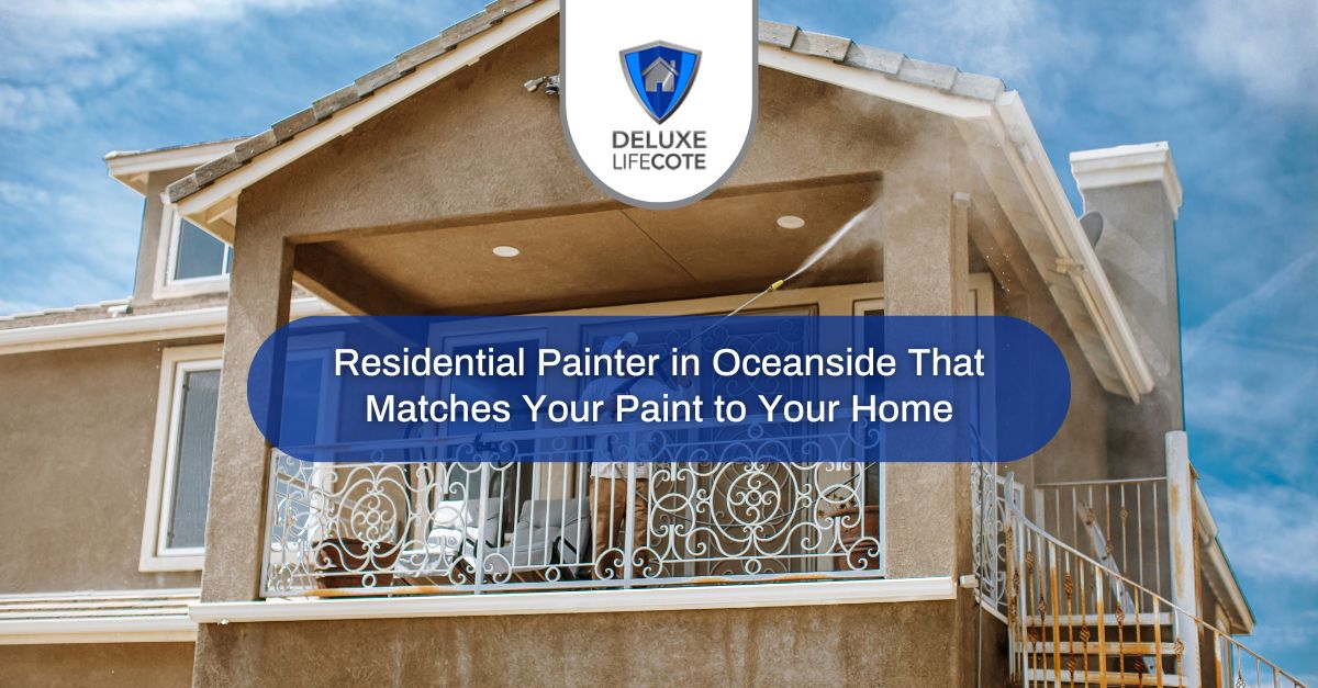 residential painter in oceanside that matches your paint to your home