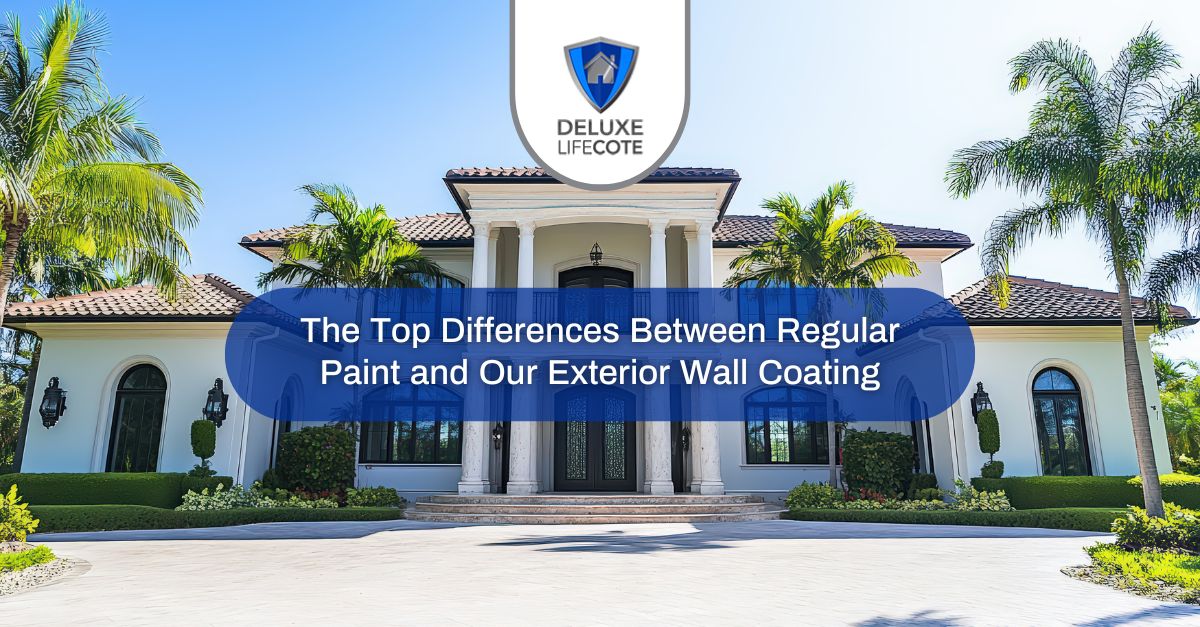 the top differences between regular paint and our exterior wall coating