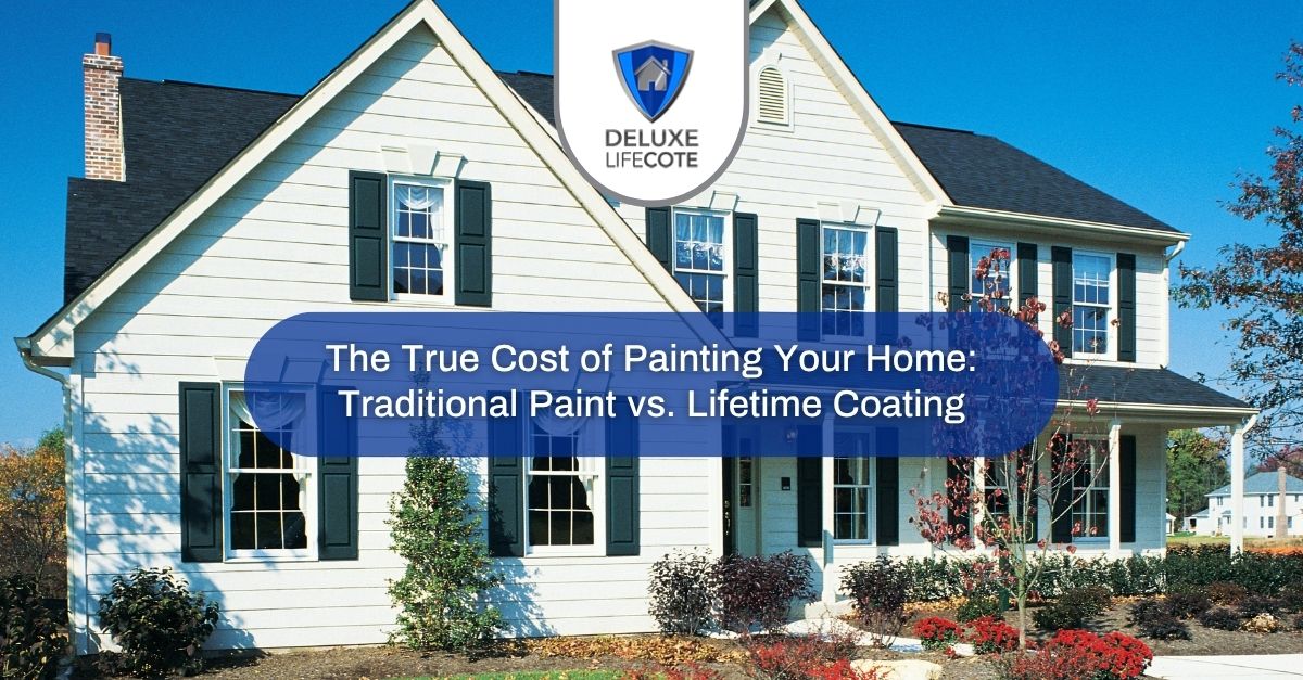 the true cost of painting your home traditional paint vs lifetime coating